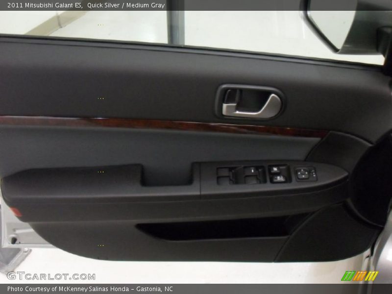 Quick Silver / Medium Gray 2011 Mitsubishi Galant ES