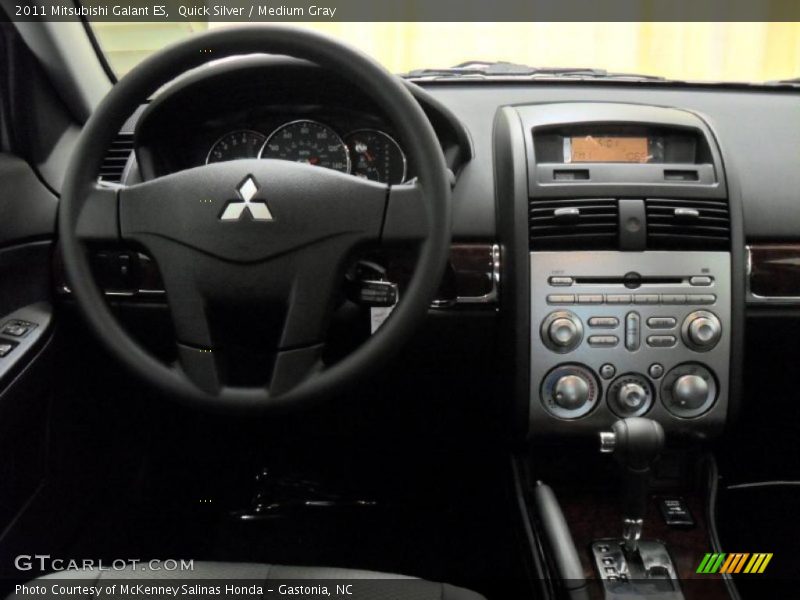 Quick Silver / Medium Gray 2011 Mitsubishi Galant ES