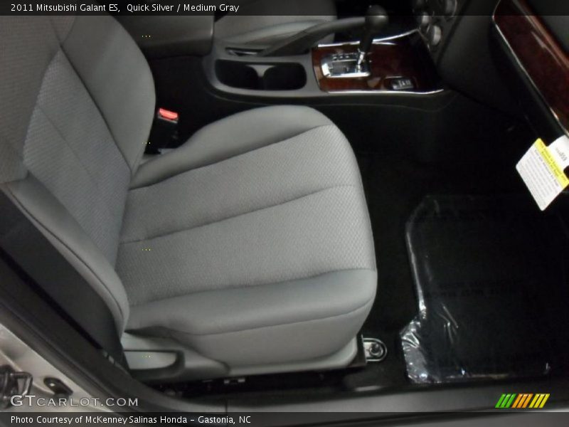 Quick Silver / Medium Gray 2011 Mitsubishi Galant ES