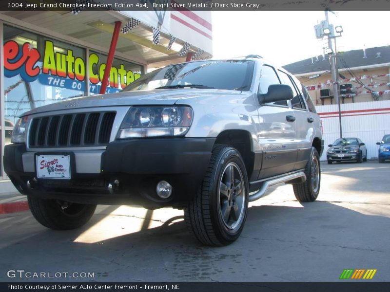 Bright Silver Metallic / Dark Slate Gray 2004 Jeep Grand Cherokee Freedom Edition 4x4