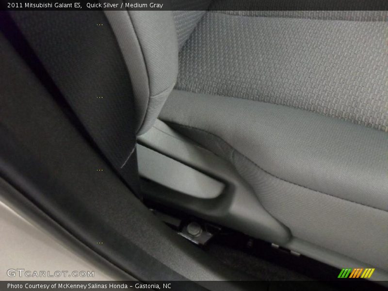 Quick Silver / Medium Gray 2011 Mitsubishi Galant ES