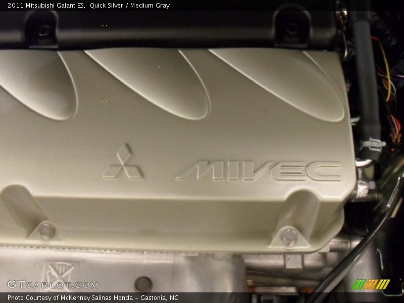 Quick Silver / Medium Gray 2011 Mitsubishi Galant ES