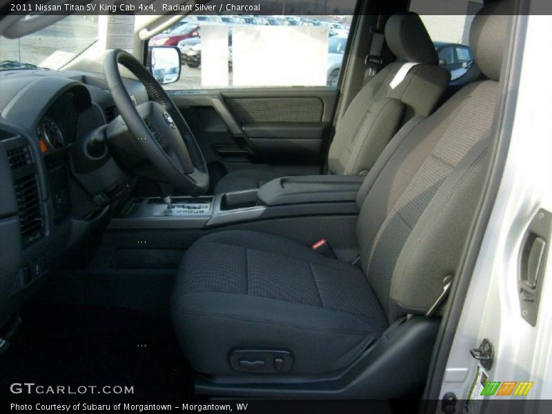  2011 Titan SV King Cab 4x4 Charcoal Interior