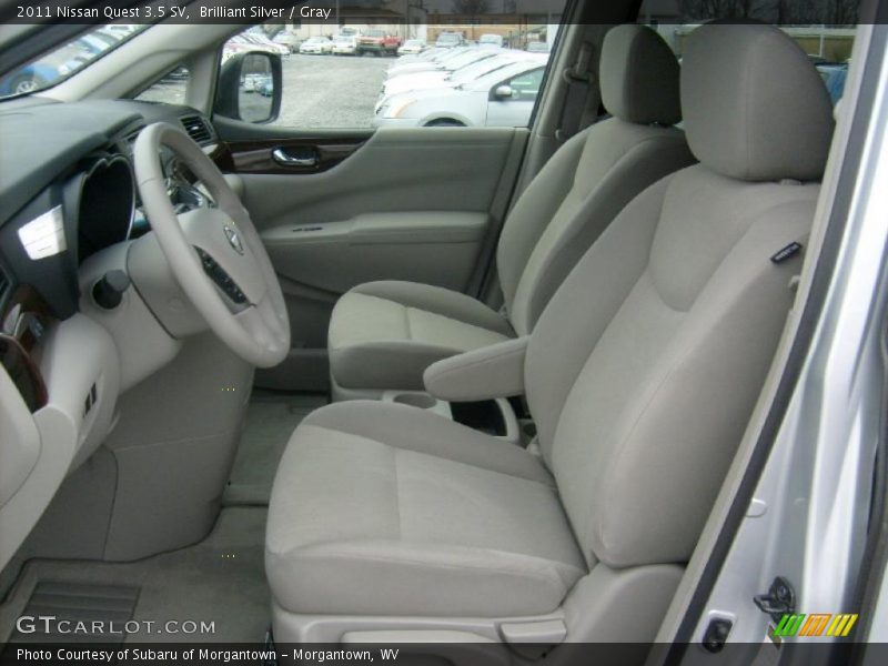  2011 Quest 3.5 SV Gray Interior