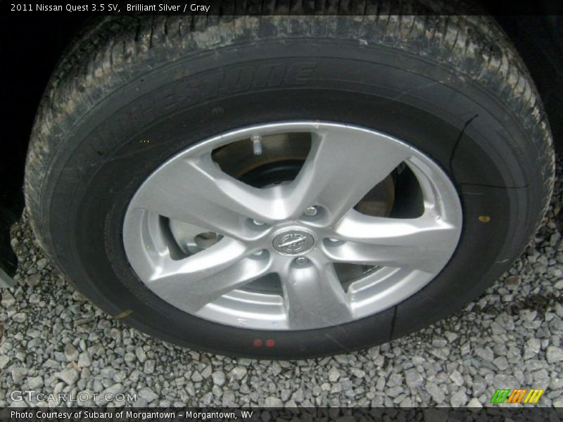  2011 Quest 3.5 SV Wheel