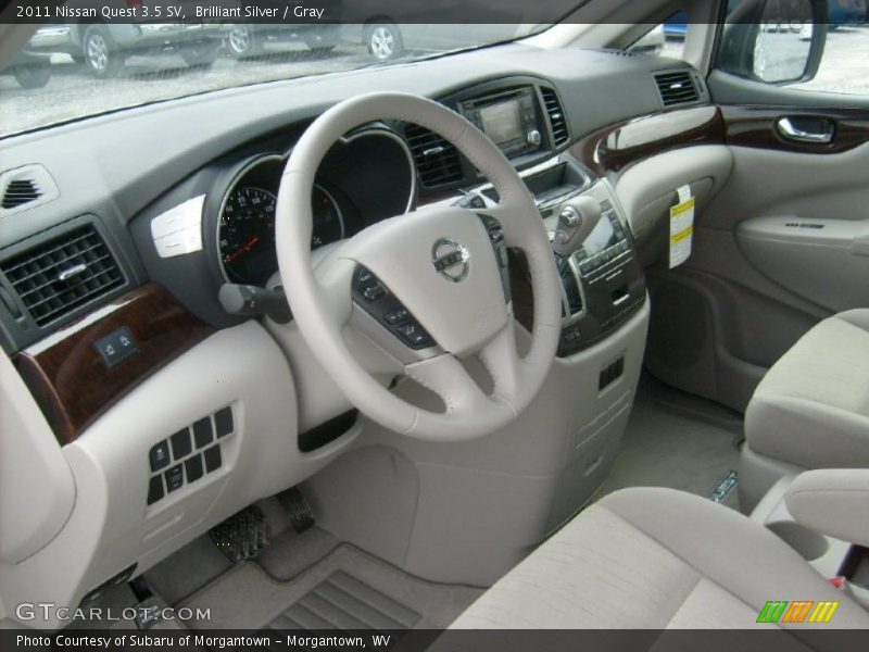 Gray Interior - 2011 Quest 3.5 SV 
