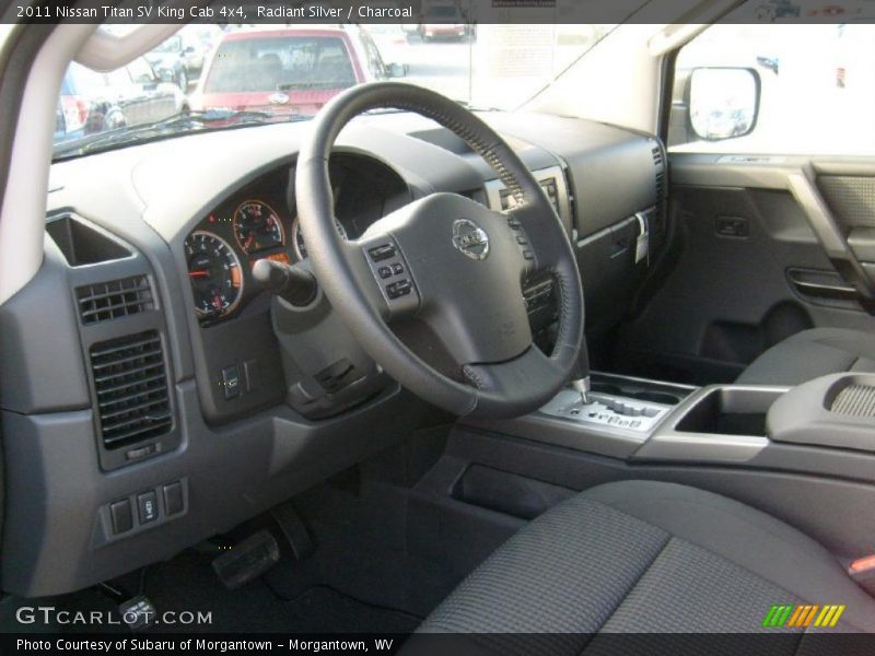  2011 Titan SV King Cab 4x4 Charcoal Interior