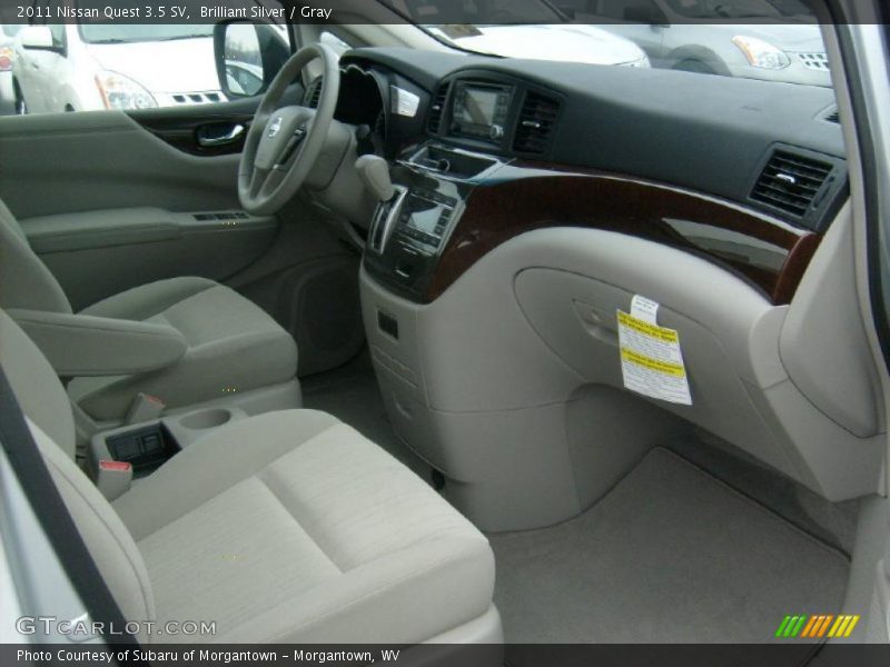  2011 Quest 3.5 SV Gray Interior