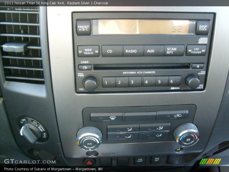 Controls of 2011 Titan SV King Cab 4x4