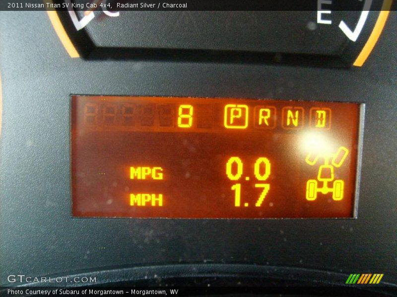 Radiant Silver / Charcoal 2011 Nissan Titan SV King Cab 4x4