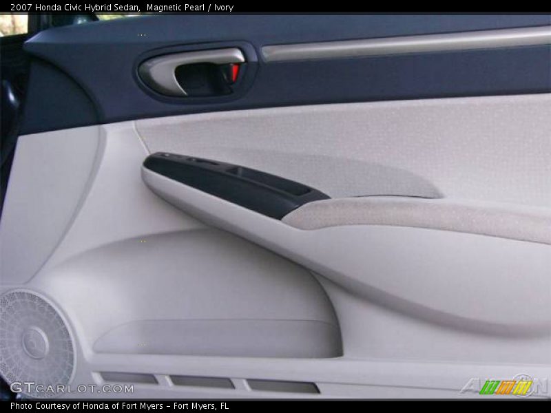 Magnetic Pearl / Ivory 2007 Honda Civic Hybrid Sedan