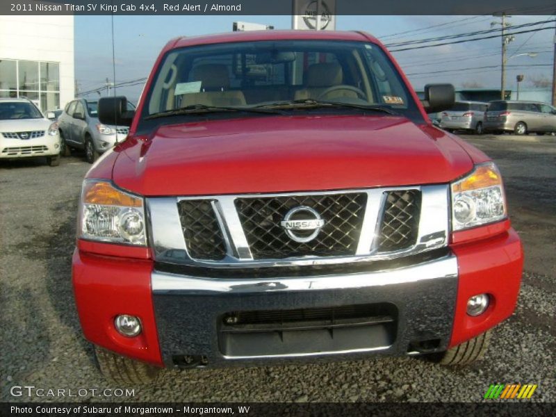 Red Alert / Almond 2011 Nissan Titan SV King Cab 4x4