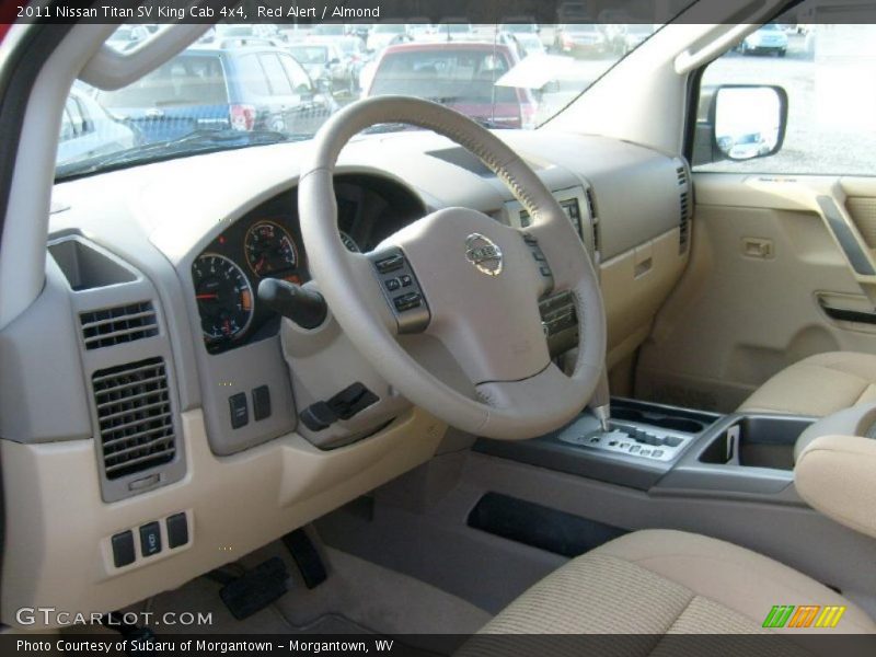  2011 Titan SV King Cab 4x4 Almond Interior