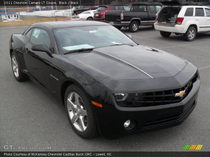 Black / Black 2011 Chevrolet Camaro LT Coupe