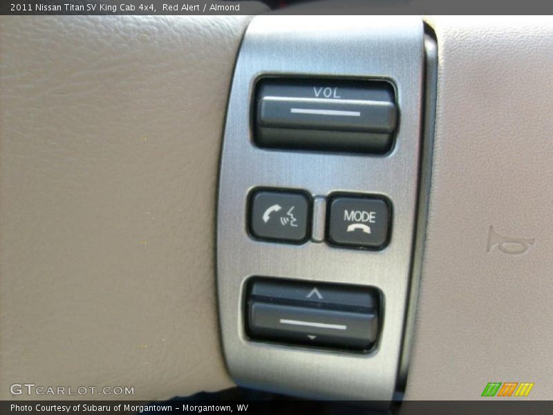 Controls of 2011 Titan SV King Cab 4x4