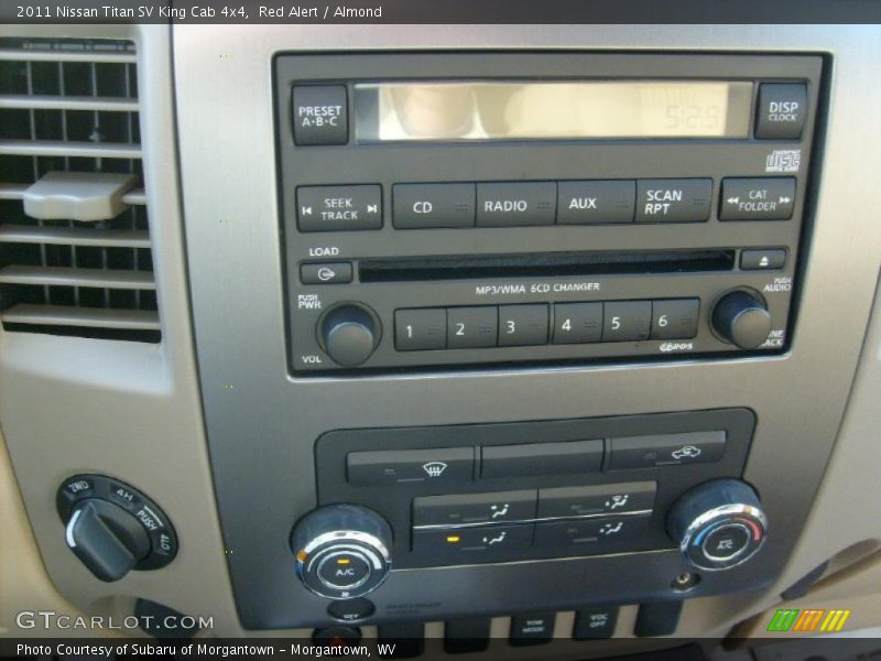 Controls of 2011 Titan SV King Cab 4x4