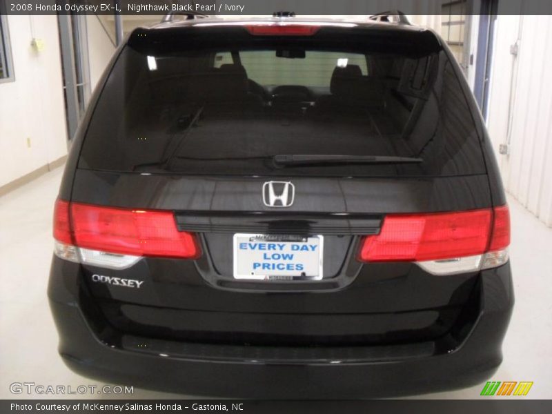 Nighthawk Black Pearl / Ivory 2008 Honda Odyssey EX-L