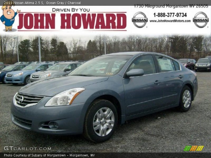 Ocean Gray / Charcoal 2011 Nissan Altima 2.5 S