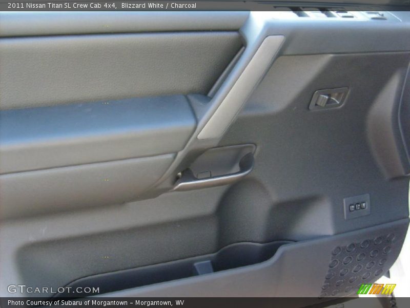 Blizzard White / Charcoal 2011 Nissan Titan SL Crew Cab 4x4