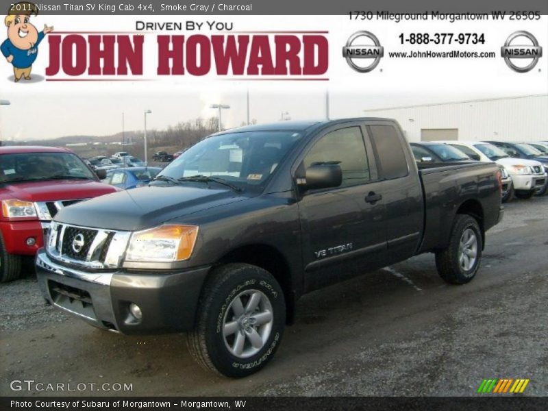 Smoke Gray / Charcoal 2011 Nissan Titan SV King Cab 4x4