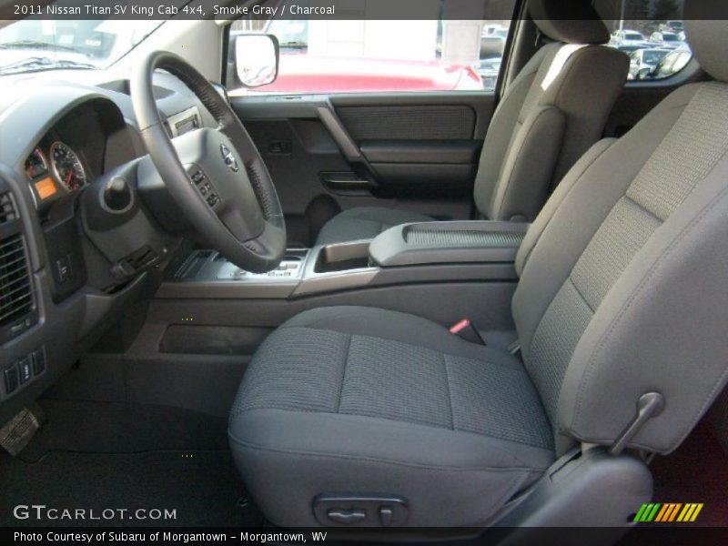  2011 Titan SV King Cab 4x4 Charcoal Interior