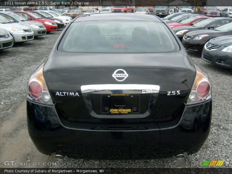 Super Black / Charcoal 2011 Nissan Altima 2.5 S