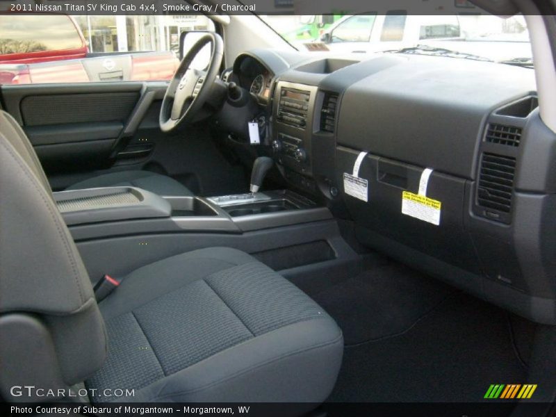  2011 Titan SV King Cab 4x4 Charcoal Interior