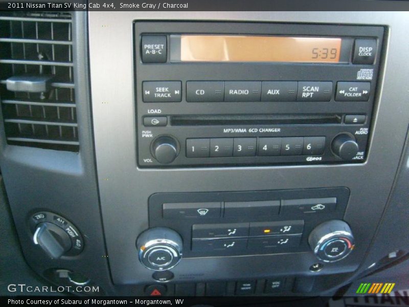 Controls of 2011 Titan SV King Cab 4x4