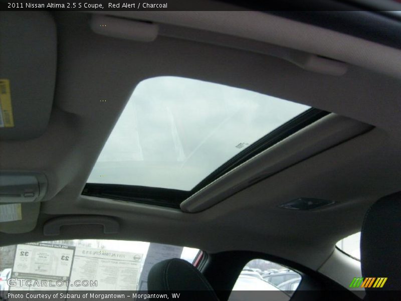 Sunroof of 2011 Altima 2.5 S Coupe