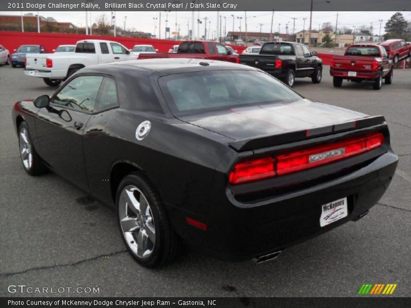 Brilliant Black Crystal Pearl / Dark Slate Gray 2011 Dodge Challenger Rallye