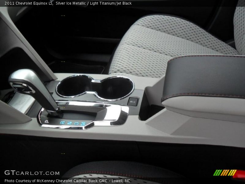 Silver Ice Metallic / Light Titanium/Jet Black 2011 Chevrolet Equinox LS