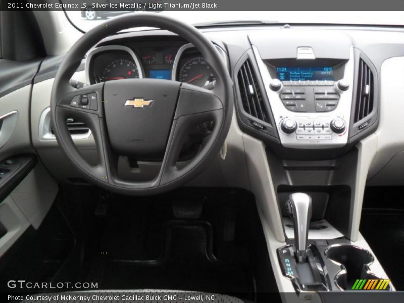 Silver Ice Metallic / Light Titanium/Jet Black 2011 Chevrolet Equinox LS