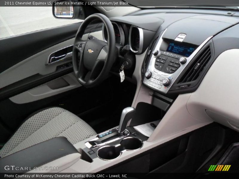 Silver Ice Metallic / Light Titanium/Jet Black 2011 Chevrolet Equinox LS