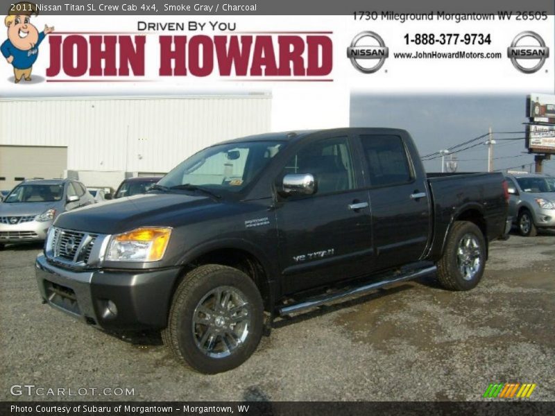 Smoke Gray / Charcoal 2011 Nissan Titan SL Crew Cab 4x4