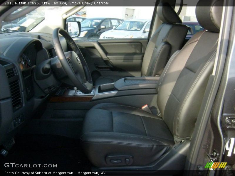  2011 Titan SL Crew Cab 4x4 Charcoal Interior