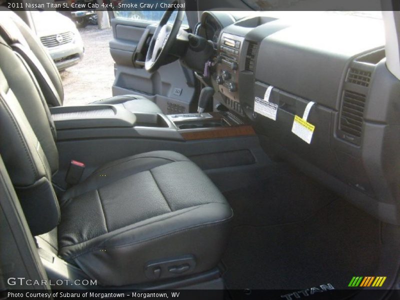  2011 Titan SL Crew Cab 4x4 Charcoal Interior