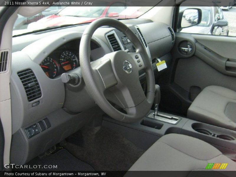  2011 Xterra S 4x4 Gray Interior
