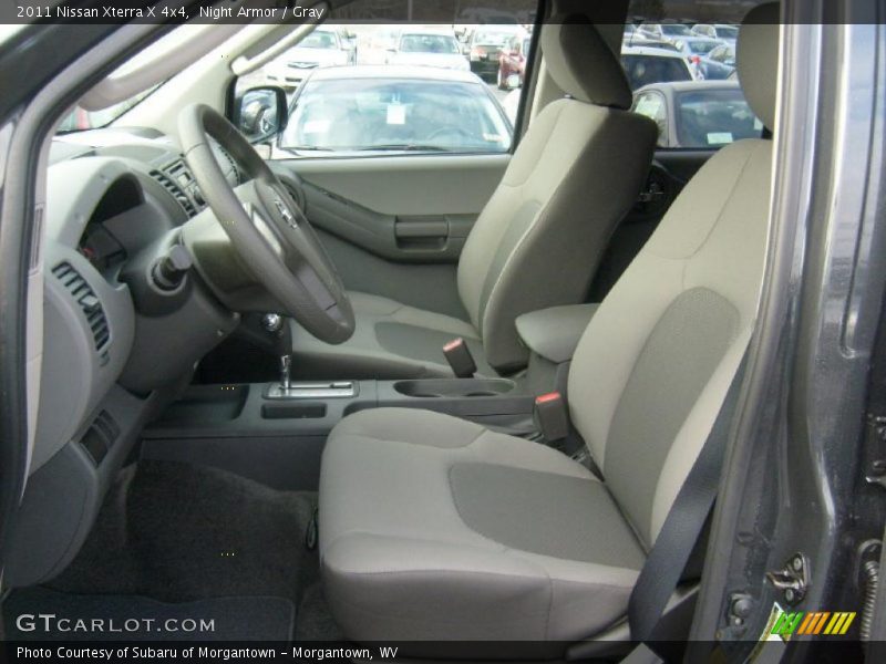  2011 Xterra X 4x4 Gray Interior
