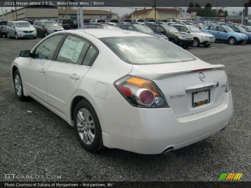 Winter Frost White / Blond 2011 Nissan Altima 2.5 SL
