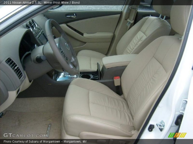 Winter Frost White / Blond 2011 Nissan Altima 2.5 SL