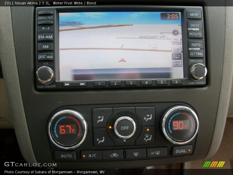 Winter Frost White / Blond 2011 Nissan Altima 2.5 SL