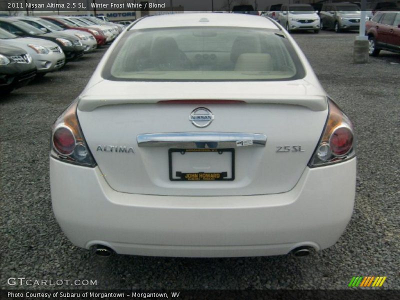 Winter Frost White / Blond 2011 Nissan Altima 2.5 SL