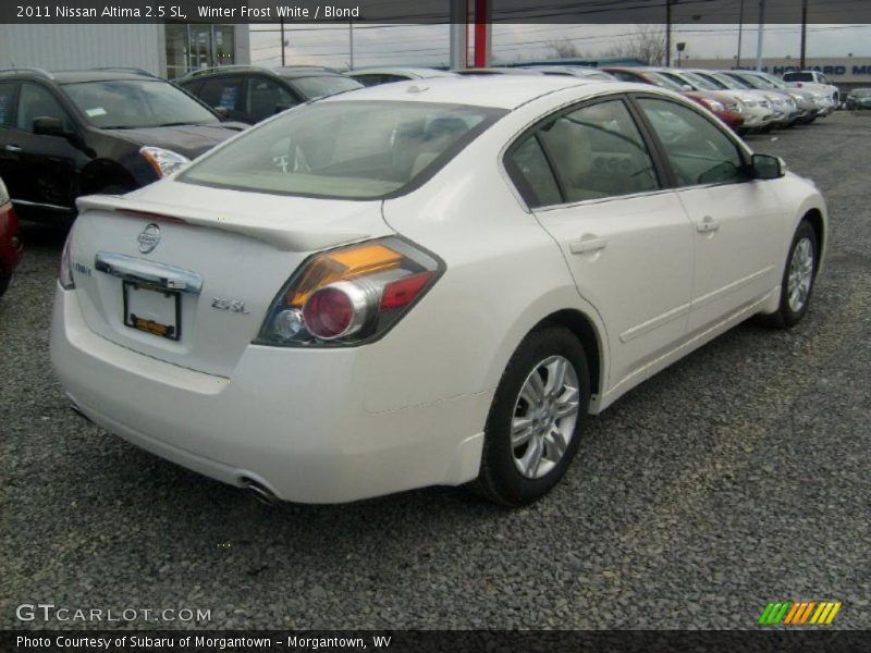 Winter Frost White / Blond 2011 Nissan Altima 2.5 SL