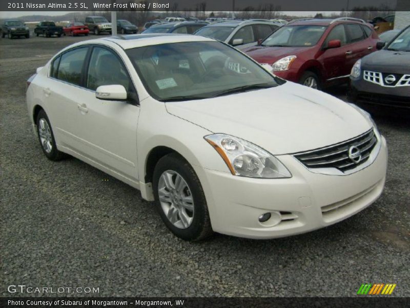Winter Frost White / Blond 2011 Nissan Altima 2.5 SL