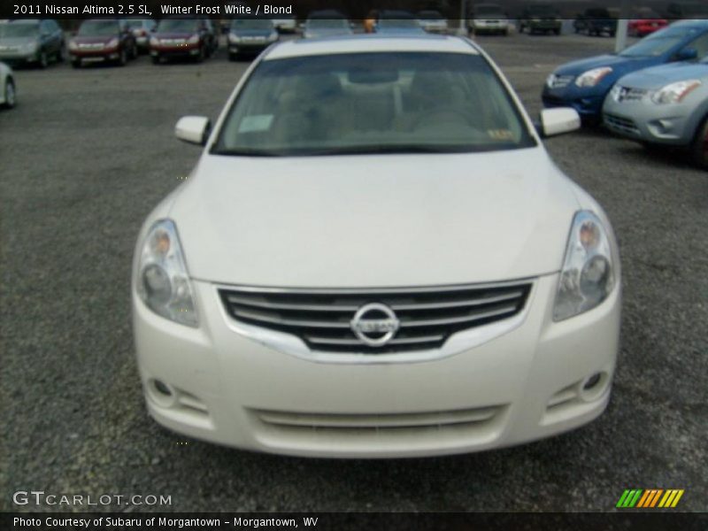 Winter Frost White / Blond 2011 Nissan Altima 2.5 SL