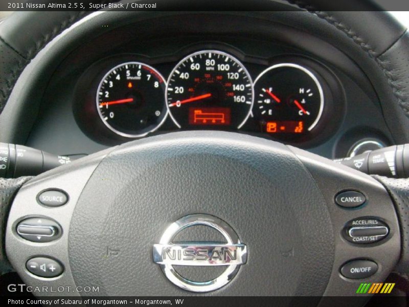 Super Black / Charcoal 2011 Nissan Altima 2.5 S
