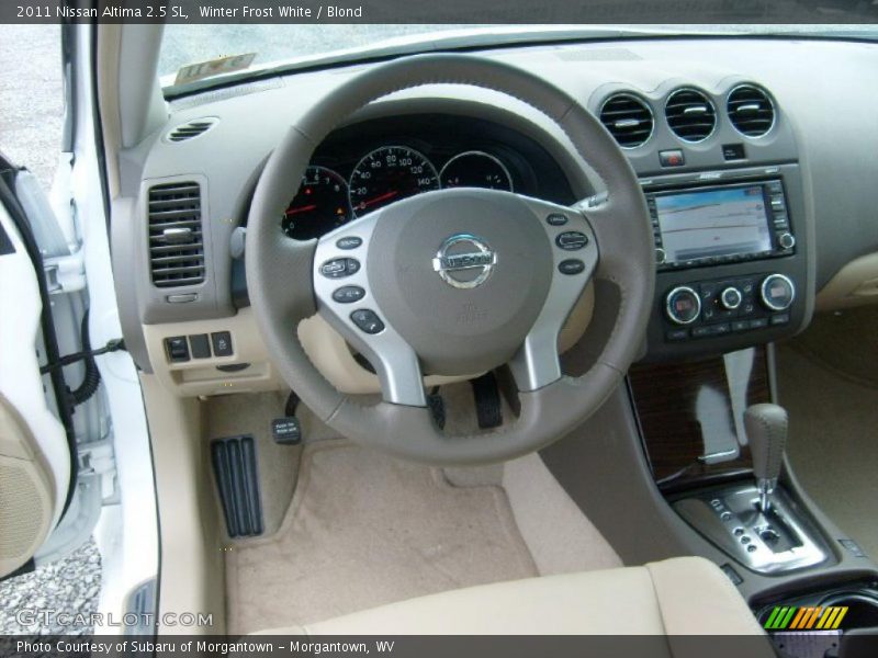 Winter Frost White / Blond 2011 Nissan Altima 2.5 SL