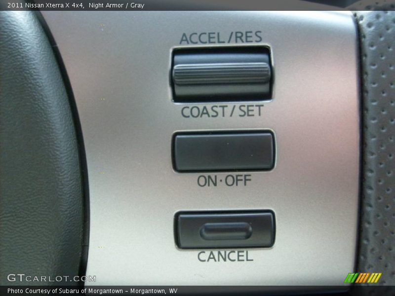 Controls of 2011 Xterra X 4x4
