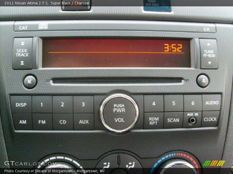 Super Black / Charcoal 2011 Nissan Altima 2.5 S