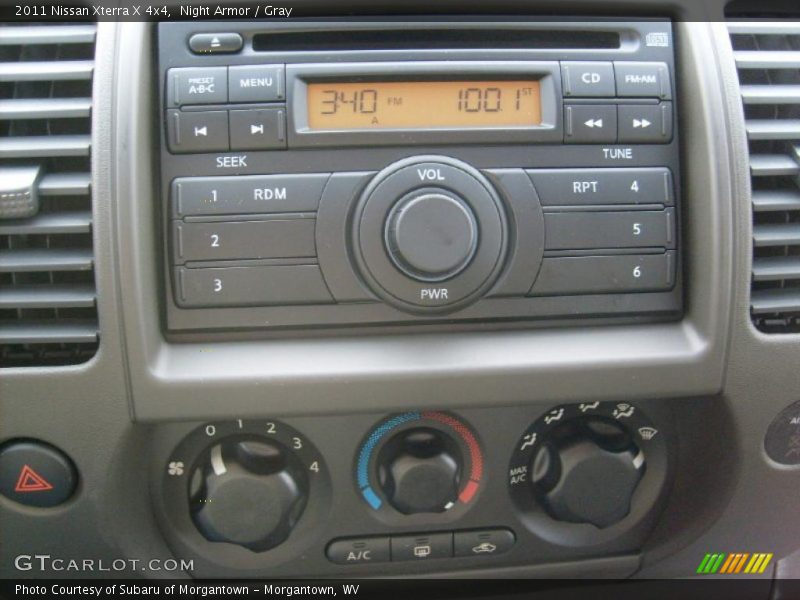 Controls of 2011 Xterra X 4x4